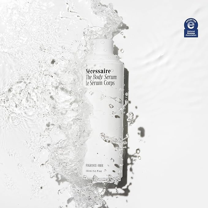 Nécessaire The Body Serum - Hydrating Serum With Hyaluronic Acid, Niacinamide + Ceramides. Dermatologist-Tested. Hypoallergenic. Approved By The National Eczema Association. 150 ml / 5.1 fl oz.