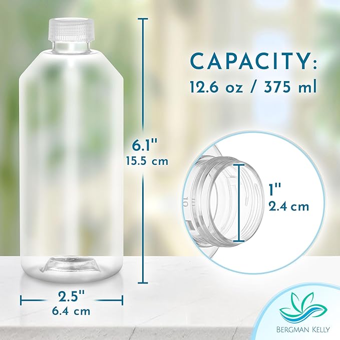 Bergman Kelly - Replacement Shampoo, Conditioner & Body Wash Refill Set - 12.6 oz, 3 Piece Set - Tropical Waterfall - for Dispensers - Delight Guests with Invigorating & Refreshing Hotel Hospitality