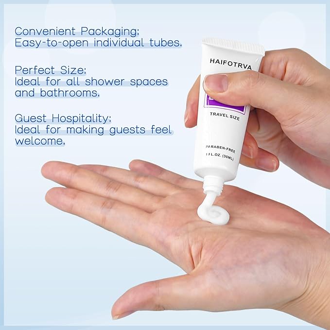 200 Pcs 5-IN-1 Hotel Soaps and Toiletries Bulk Set,5-Piece Set Mini Bulk Travel Size Toiletries Set 1 oz each Shampoo,Conditioner, Body Wash and Lotion,0.53 oz Soap Hotel Supplies for Guests,Homeless