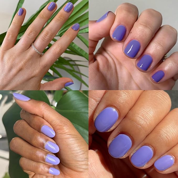 Olive & June Long Lasting Nail Polish | Gel-Like Finish No Lamp Needed | Lasts up to 10 days | Salon-Quality Color at Home |15-Free Vegan Cruelty-Free Chip-Resistant Shine |Bold & Unshaken Bold Purple