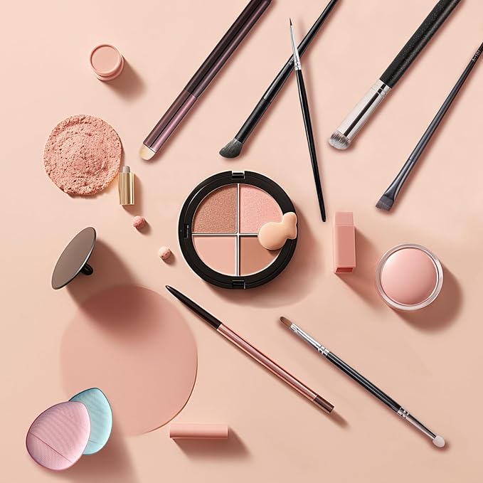 6Pcs Contouring Makeup Tool Set, double head concealer brush, Novel Appearance Design Suitable for Liquid Foundation BB Cream Concealer.