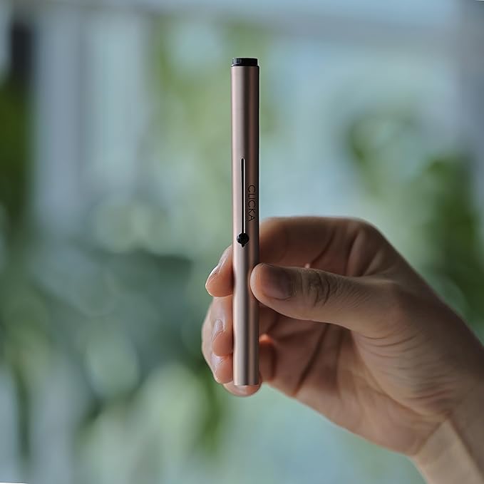 Retractable Automatic Lid Brush (Champagne gold) (Sponge)