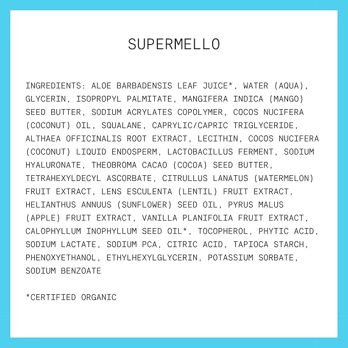 Kinship Supermello Hyaluronic Gel Cream Moisturizer – Nourish + Soothe Dry Sensitive Skin – Lightweight, Hydrating Face Lotion – Plump + Smooth – Reduce Redness – Daily Use Clean Skin Care (1.75 oz)