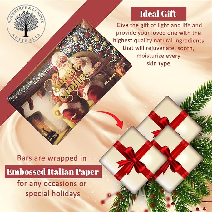 Wavertree & London Marakech Rose Scented Natural Soap Bars (2 Bars), 7oz Moisturizing French Triple Milled Soap enriched with shea butter - Plant Oil Bath & Body Soap Bars [100% Naturally derived]