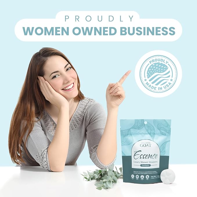 TLG Essence Shower Steamers Aromatherapy 7 Pack – USA Made with Extra Eucalyptus & Menthol – Shower Bomb for Relaxation, Strong-Scented Shower Tablets – Gift for Men & Women