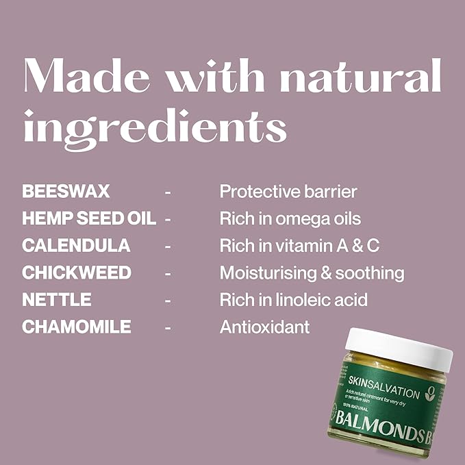 Balmonds Skincare Set – Cleansing Oil, Facial Oil, Moisturizing Cream & Skin Balm – 100% Natural, Fragrance-Free, Vegan & Cruelty-Free – For Dry, Sensitive & All Skin Types – Hydrating & Nourishing