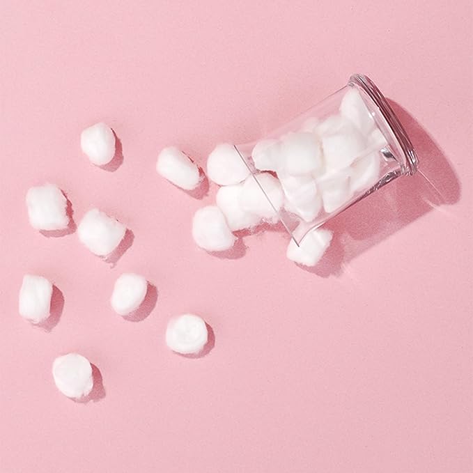 Diane 100% Pure Cotton Balls for Face, Makeup Removal, Nail Polish, Applying Lotion or Powder, First-Aid for Everyday Household Use, 100 Count