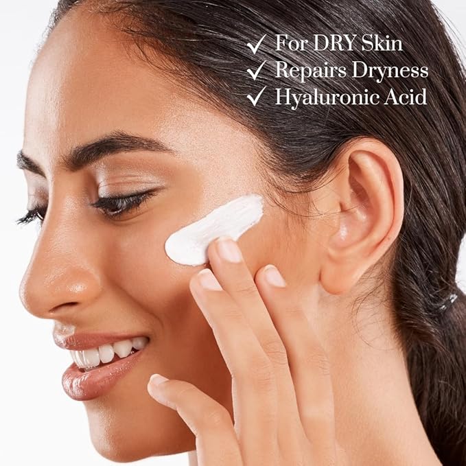 SKINKURE Moisturizer Cream for Dry Skin - Hydrating Moisturizer Face Cream with Hyaluronic Acid - Non-Comedogenic - 1.7 Fl Oz