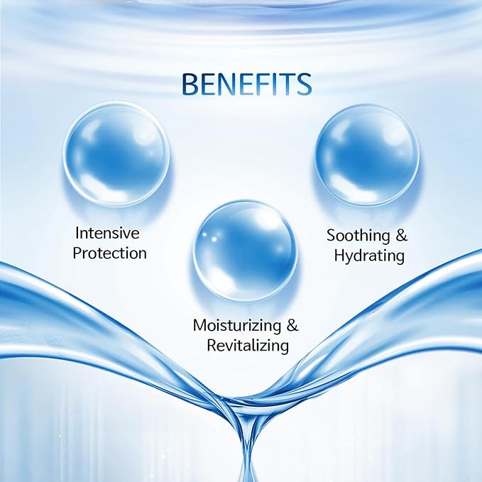 My Beauty Diary Hrdra-repairing Mask, Hydrating and Soothing Facial Mask, Restores Skin Elasticity, Self Care Face Sheet Mask for Dry Skin and All Skin Types (5 pcs)