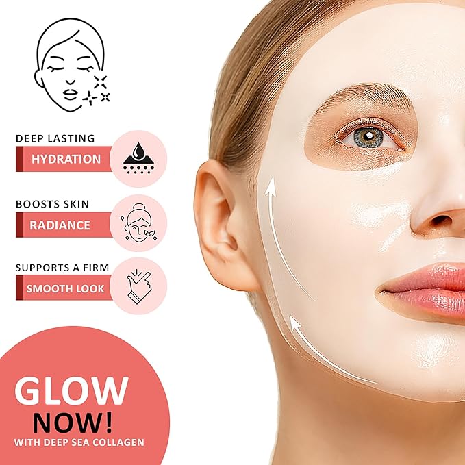 Pearl Mask – Hydrating & Brightening Sheet Mask with Japanese Skincare Technology | Supports Collagen Production & Promotes Healthy, Radiant Skin | 10 Sheets In 1 Box (20 g / 0.67 oz Each)