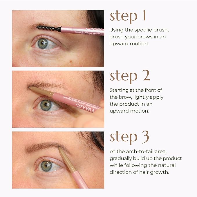 Chella Eyebrow Pencil – Easy-to-Use Brow Definer for Shaping, Filling & Blending – Long-Wear Light brown Eyebrow Pencils for Women with Precise Tip (Light Brown)