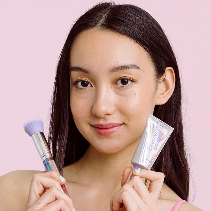 Naked Sundays BeautyScreen™ SPF 50 Mineral Peptide Foundation Tint – Skin Tint & Mineral Sunscreen | Radiant, Buildable Coverage, Acne-Safe, Infused with Peptides (2 Fair Sand, 1.01 oz)