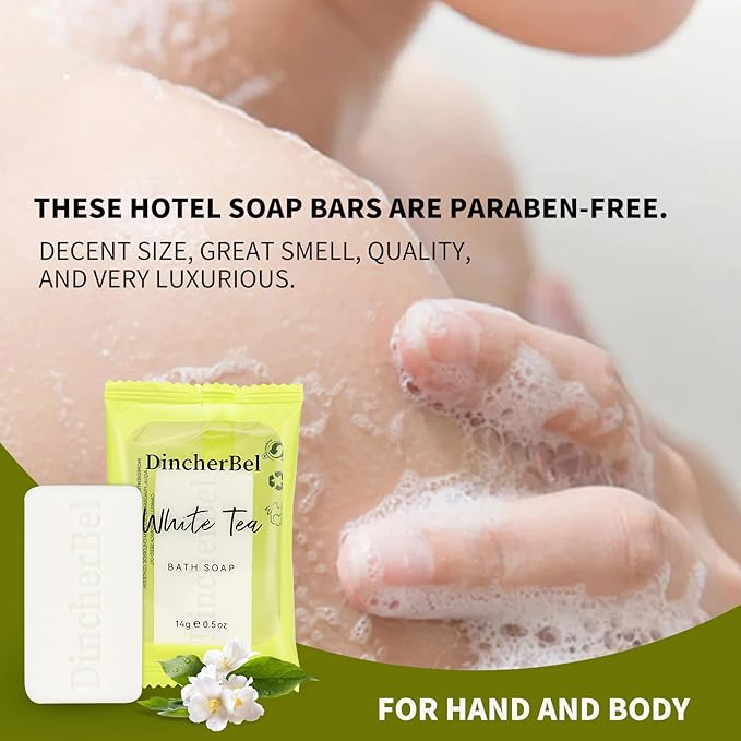 200 Pack 0.5oz Small Soap, Mini Dial Cleansing Bars Soap Bulk Travel Size, Individually Wrapped Toiletries Amenities for Hotel, Airbnb, Shelter, Camping and Travel