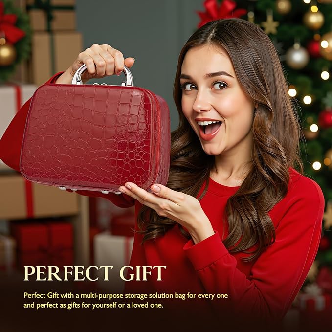 Birthday Gifts for Women Teens Girls, Spa Gift Set, Bath Gift Set for Women, 12 Pcs Rose Vanilla Bath Set, Self Care gifts Bag Makeup Cosmetic Bag, Spa Kit for Teenage Gifts, Daughter Gift Set