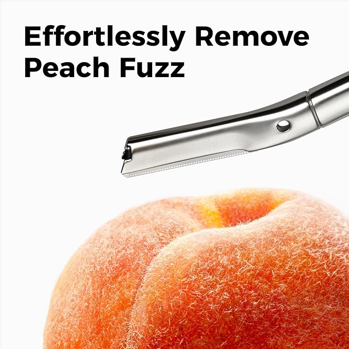 ZOMCHI Dermaplaning Tool, Dermaplaning Razor for Women & Men, Reusable Eyebrow Razor with 11 Refill Blades, Facial Razor Removes Peach Fuzz, Exfoliates Skin (Matte Silver)