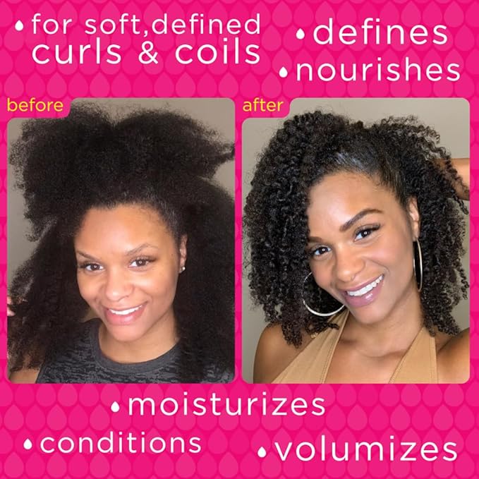 Moisture Burst System for Tight Curls & Coils, Hydrates & Nourishes Dry, Damaged Hair & Scalp, Infuses LASTING MOISTURE & Softness, Detangles, Supports Growth, Reduces Itch & Flakes, 8 Fl Oz