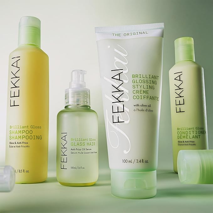 Fekkai The Original Brilliant Glossing Styling Creme - 3.4 oz - Boosts Shine, Smoothes Frizz & Defines Curls with Olive Oil - Free of Sulfates, Parabens, Phthalates - Vegan, Cruelty-Free