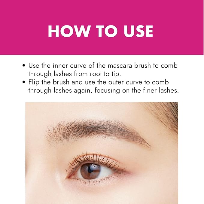 HEROINE MAKE by KISSME Brown Mascara Waterproof with Curvy Brush for Eye Makeup for Women, Mascara Volume & Length Defining Fiber Long-lasting False Eyelash Effect, Made in Japan, 1 EA
