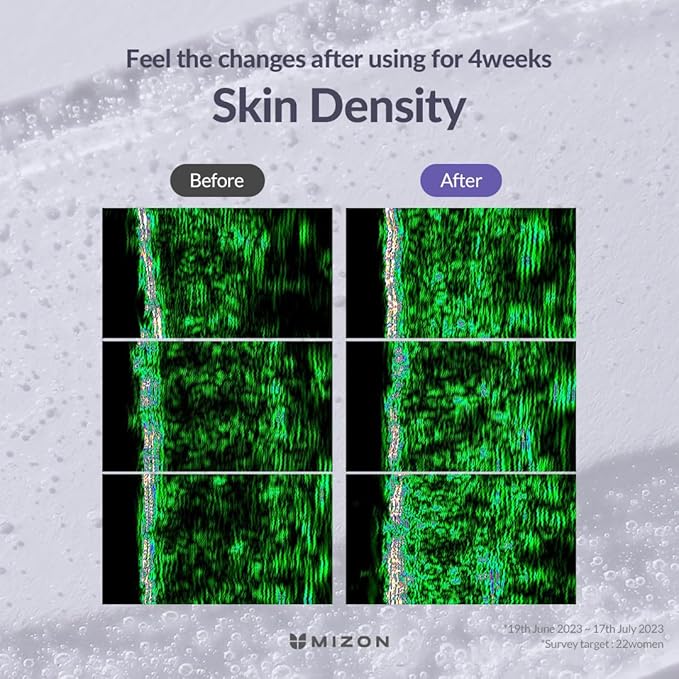 MIZON Hyalugen Le Lift Serum with Hyaluronic Acid and Marine Collagen for Fine Lines Total Face Care Youthful Skin Refreshing Lifting Korean Skincare (1.01 oz)