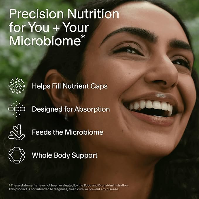 Seed DM-02 Daily Multivitamin - 100% DV Essential Vitamins and Minerals for Women & Men - Helps Fill Daily Nutrient Gaps - Immune, Bone, Hair, Skin & Nails Health - Vegan - 30 Capsules (30-Day Supply)