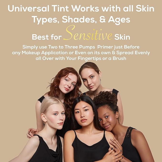 Veil Cosmetics Complexion Fix 3-in-1 Primer - Serum, Mixing Base, Primer - Pore Minimizing - Hydrate, Brighten & Soothe - Smooths Wrinkles & Fine Lines - Extend Makeup Wear - Vegan - Beautiful Skin