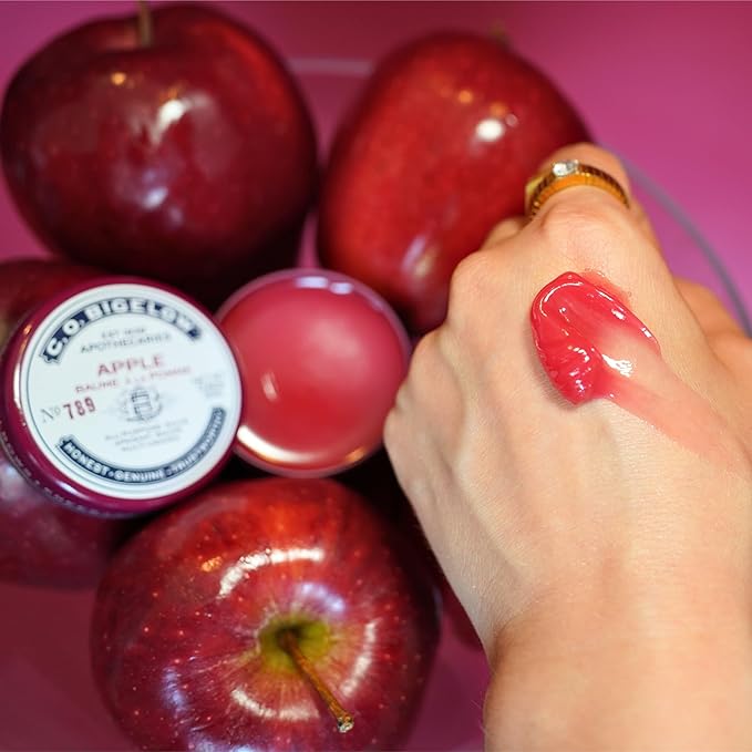 C.O. Bigelow Assorted Salve Tins, Pack of 3 Lip Balm Tins, Coco Vanilla, Apple, and Herbal Mint All Purpose Salve for Lips, Cuticles, Hands & Dry Skin, Lip Balm Set, 0.8 oz