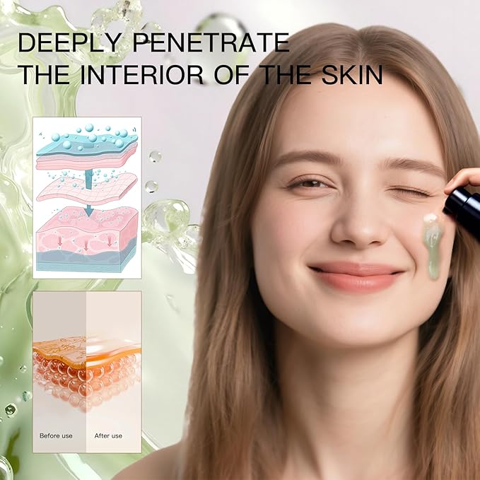 Madagascar Centella, Facial Serum for face, Natural Extraction of Bakuchiol, Centella Asiatica Extract for Soothing Sensitive& Acne-Prone Skin, for Scars, Moisturizing& Firming- 45ml