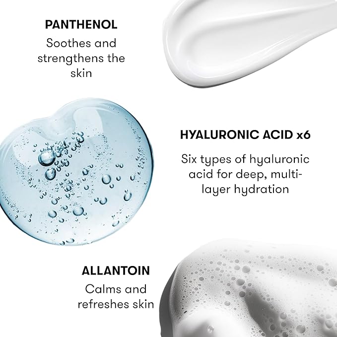 Epielle Hyaluronic Acid Face Mask Korean Sheet Masks for Face - 6x HA Complex Facial Mask, Korean Skincare Face Masks Skin Care Women Dry Skin Hydrating Anti Aging 20 Pack