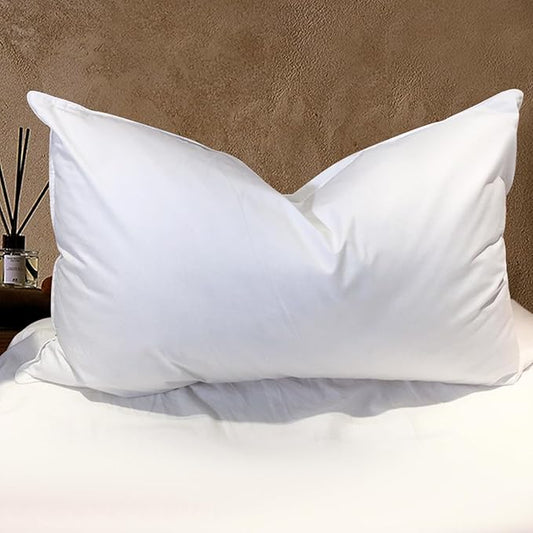 BHZ King Pillow Feather Down Hotel My King Pillow Bed Goose Pillows Alternative Luxury Pillows for Sleeping Side and Back Sleepers Soft Support Gifts White