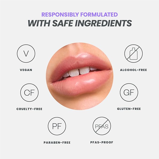 Wonderskin Lip Gloss Blading Top Gloss, Clear Glitter Lip Gloss, Hydrating and High Shine Finish Lip Makeup (Clear Shine)