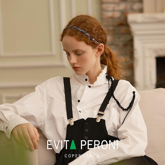 EVITA PERONI Hair Band, Starry Grey - Hairband for Women's Hair, Designed for Eyewear, No Pressure, No Headache, Comfortable Headbands for Women, Fashion Thin Headbands Non Slip, 1 Count