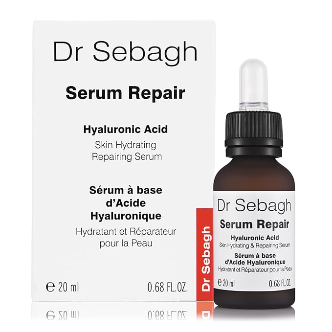 Dr Sebagh Serum Repair (0.68 fl oz) | Award-Winning Hyaluronic Acid Facial Hydrator | Anti Aging & Wrinkle | Skin Moisturising & Repairing Formula | Collagen Boosting Youthful Glow For Women & Men
