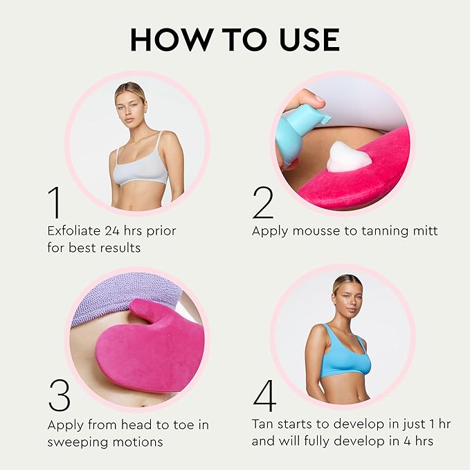 Tanologist Medium Self Tan Mousse, Self-Tanning Mousse, Streak-Free, Natural Glow, No Fake Tan Smell Or Orange Tone, Long Lasting, Clean Ingredients, Vegan, 6.76 fl. oz/200 ml Bottle