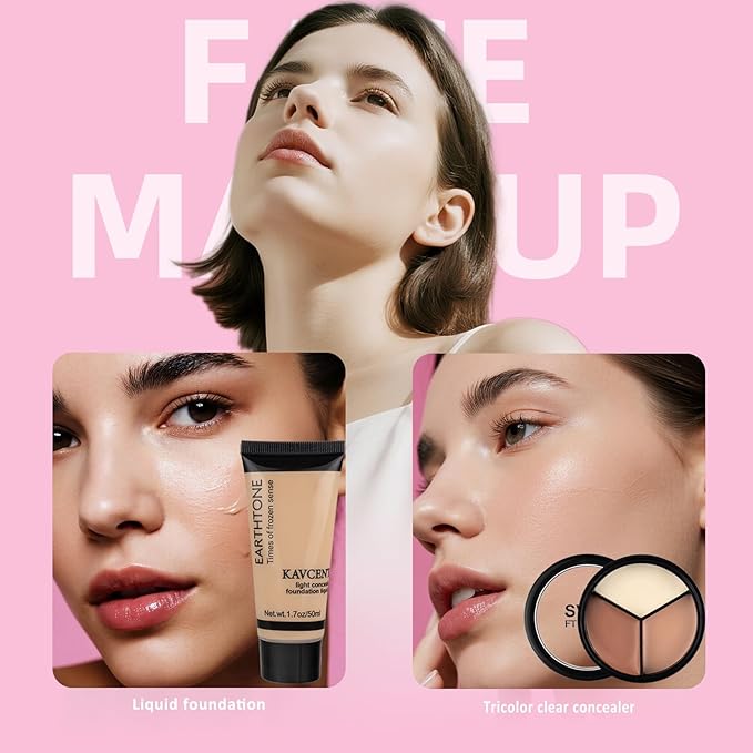 Makeup Set for Teens Women Makeup Kit for Women full Kit Makeup Gift Set for Teen Girls Christmas Eyeshadow Palette Teenagers Makeup Kits for Teens 13-15