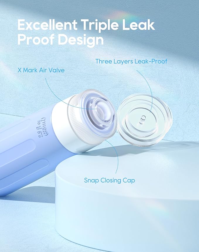 Morfone 16 Pack Travel Bottles Set for Toiletries, TSA Approved Travel Containers Leak Proof Silicone Squeezable Travel Accessories 2oz 3oz for Shampoo Conditioner Lotion Body Wash (BPA Free)