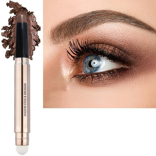 Waterproof Hypoallergenic Eyeshadow Pencil in Bright Brown #17