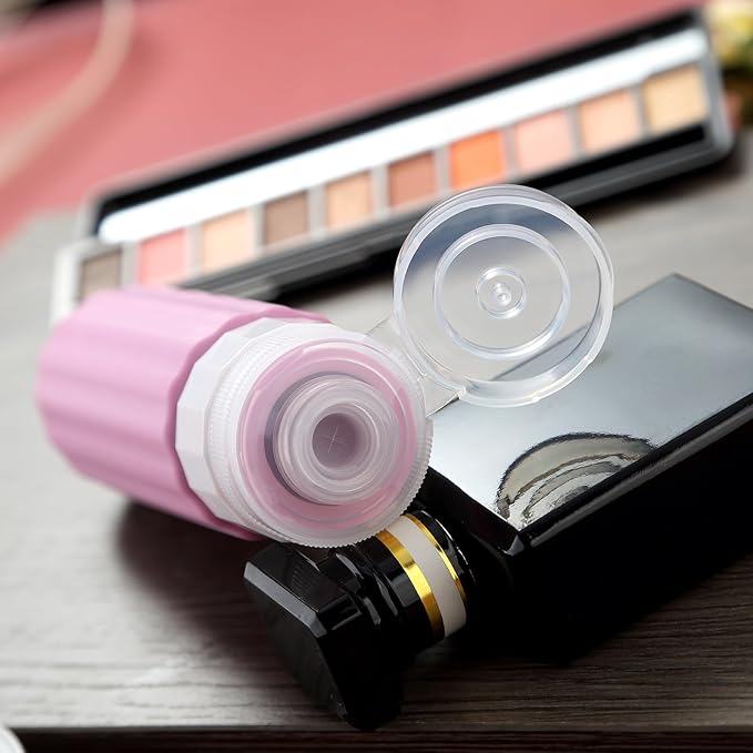 16 Pack Travel Bottles Set for Toiletries, Leakproof Travel Containers for Toiletries TSA Approved Silicone Travel Accessories Squeezable Refillable 3oz for Shampoo Conditioner Lotion