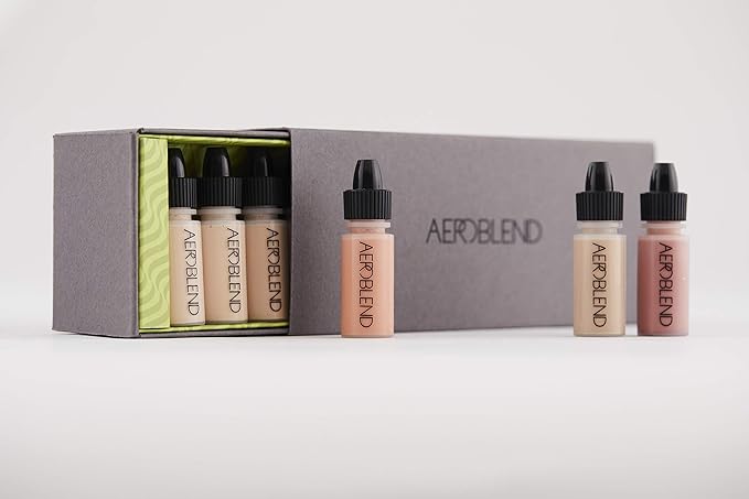 Aeroblend Airbrush Makeup Mini Sets (Tan/Dark)