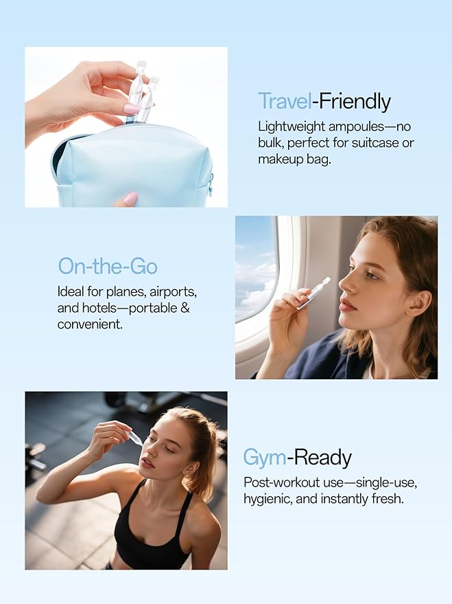 WNP Ultra Hydrating Serum 3% Hyaluronic Acid Smoother Skin|Pre-makeup SkinCare|Anti-Aging serum for face Single-Use Vials Skincare|for Sensitive skin|4D Hyaluronic Acid (60 vials)