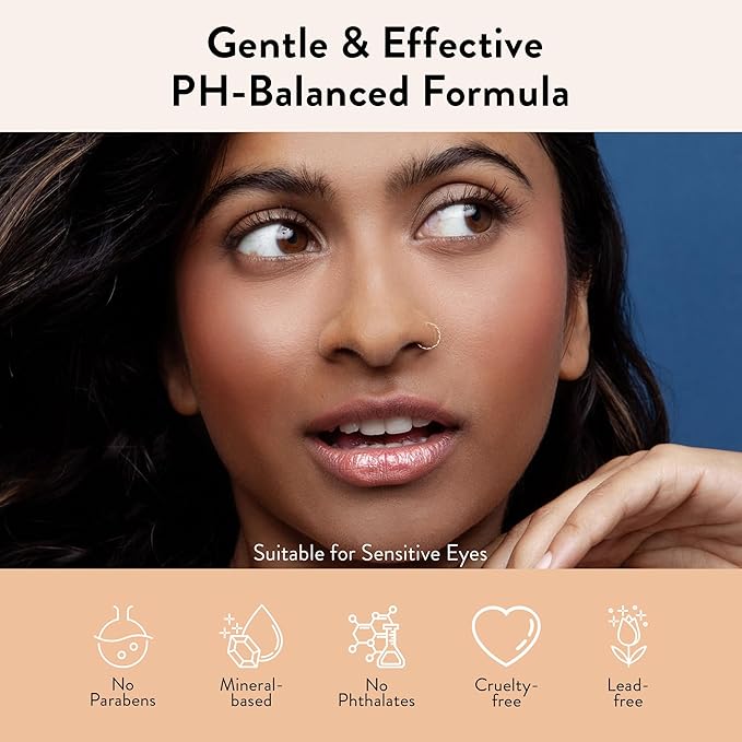 Juwel Cosmetics Onyx Black, Volumizing and Lengthening Mascara, Long-Wear Waterproof Mascara with Carnauba Wax and Beeswax, pH Balanced for Sensitive Eyes, Paraben-free, 10ml