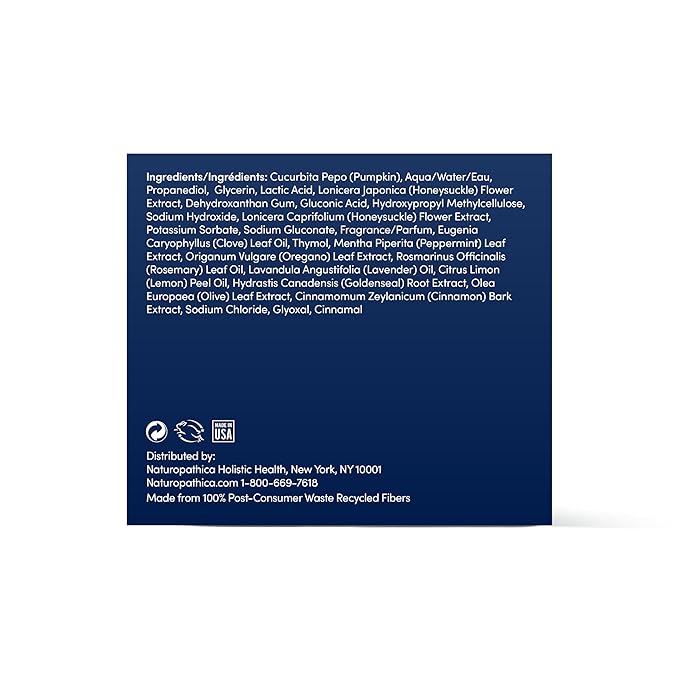 Naturopathica Pumpkin Purifying Enzyme Peel, Clarifying and Exfoliating Face Mask, Facial Mask with Lactic Acid to Help Unclog Pores and Clear Acne, 1.69 fl oz