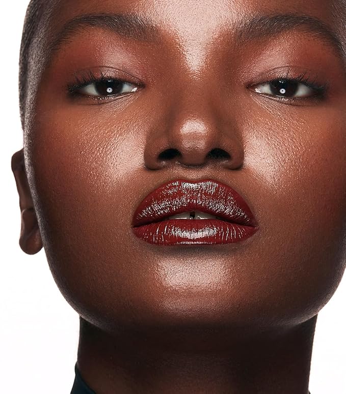 MAKE Beauty Cream Supreme Long-Lasting Lipstick. High Impact Hydrating Lip Color with Emollient Moisturizing Formula. Creamy Semi-Glossy Lipstick - Shade, Red Rock