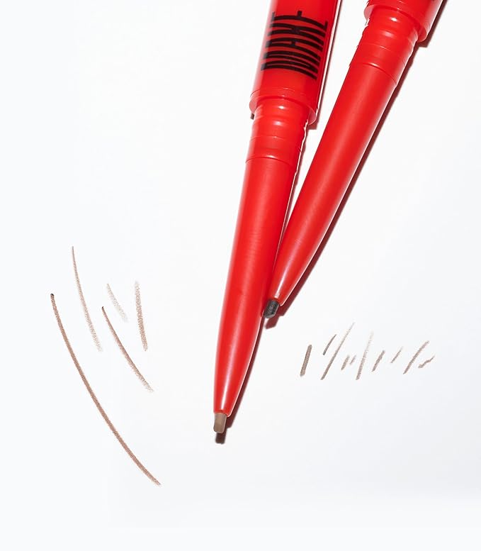 MAKE Beauty Nano Brow, Micro Eyebrow Pencil. Long-Lasting Smudgeproof Eye Brow Makeup for Hairlike Lines. Precision Liner for Natural-Looking Eyebrows - Shade, Soft Black