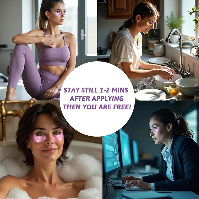 Under Eye Patches for Dark Circles, Puffiness, Fine Lines, Eye Mask Set with Retinol, 24K Gold, Caffeine, Gel Mask for Birthday & Spa Party Favors, Skincare Gift for Women & Men, 24 Pairs