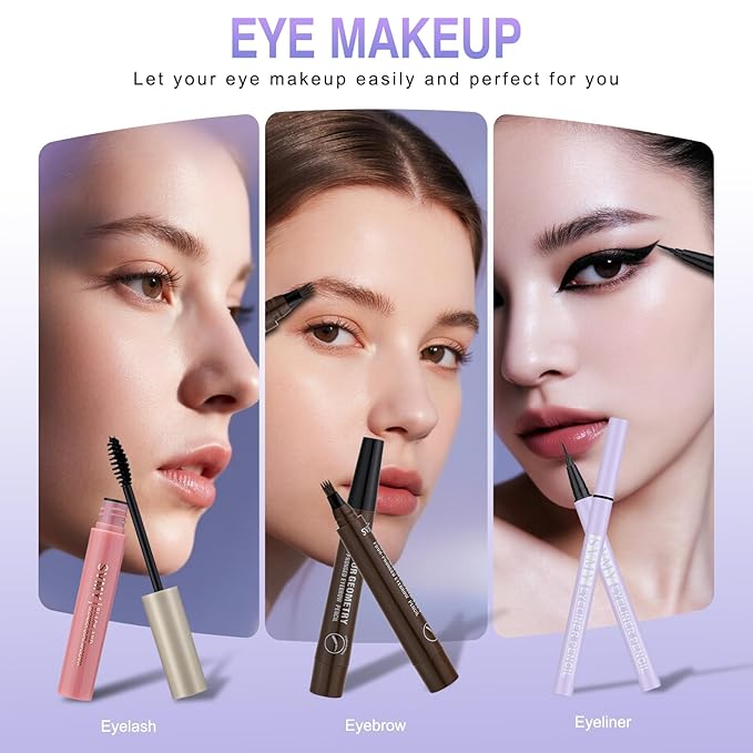 Makeup Kit for Teens Makeup Gift Set for Beginners Teenager Makeup Sets Travel Makeup Kits for Teenagers Girls 14-16 Make Up Kit for Teen & Girls