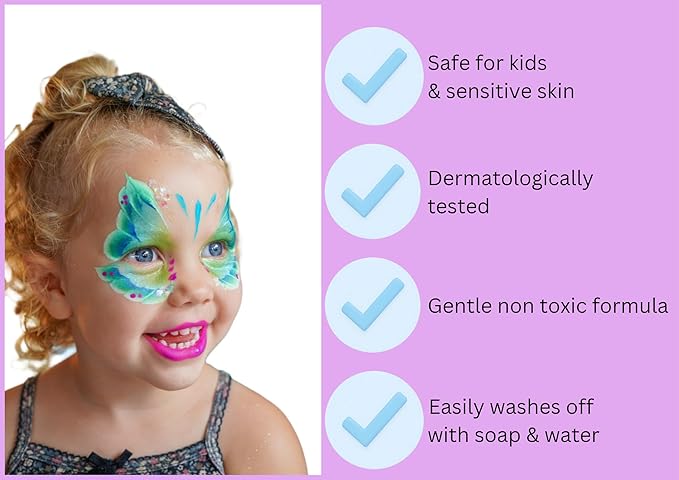 TAG Face & Body Paint - Regular Palette 12 x 10g