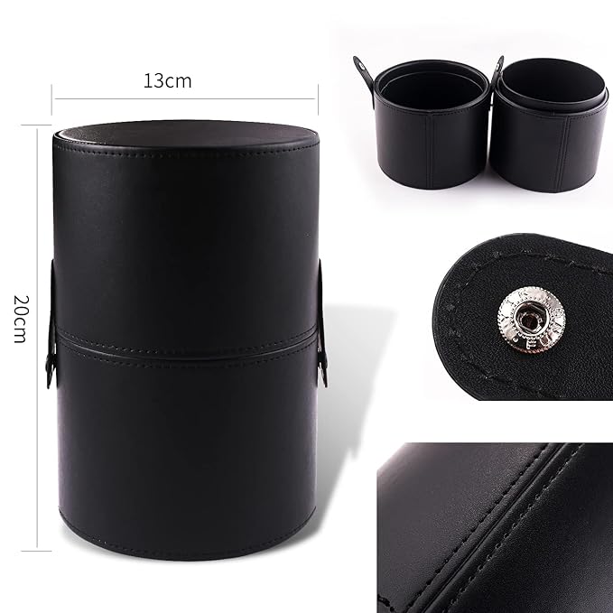 BEILI Makeup Brushes 42pcs Makeup Brush Set Premium Goat Synthetic Hair Kabuki Foundation Blending Brush Face Powder Blush Concealers Eye Shadows Make Up Brushes Kit with Case（Black）