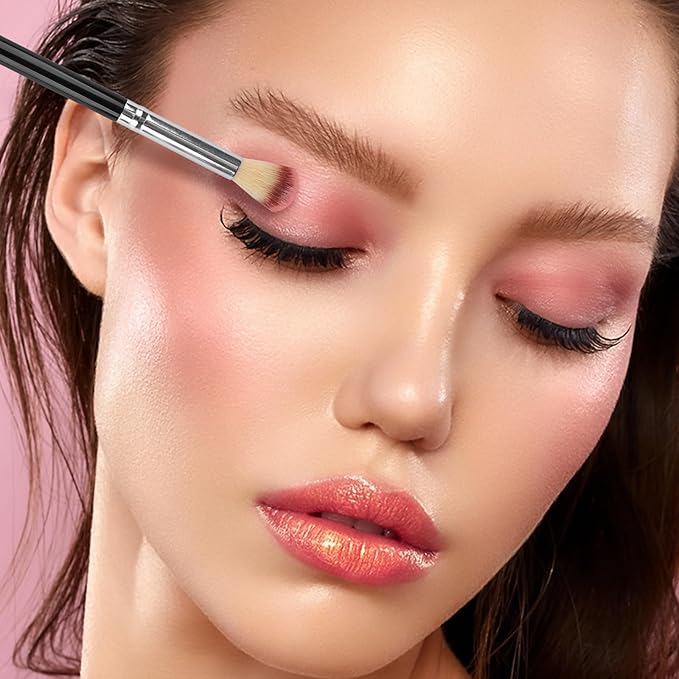 Lash Shampoo Brushes 40Pcs Fluffy Wash Extension Cleaning Bath Makeup Eyelash Eyeshadow Brush Set