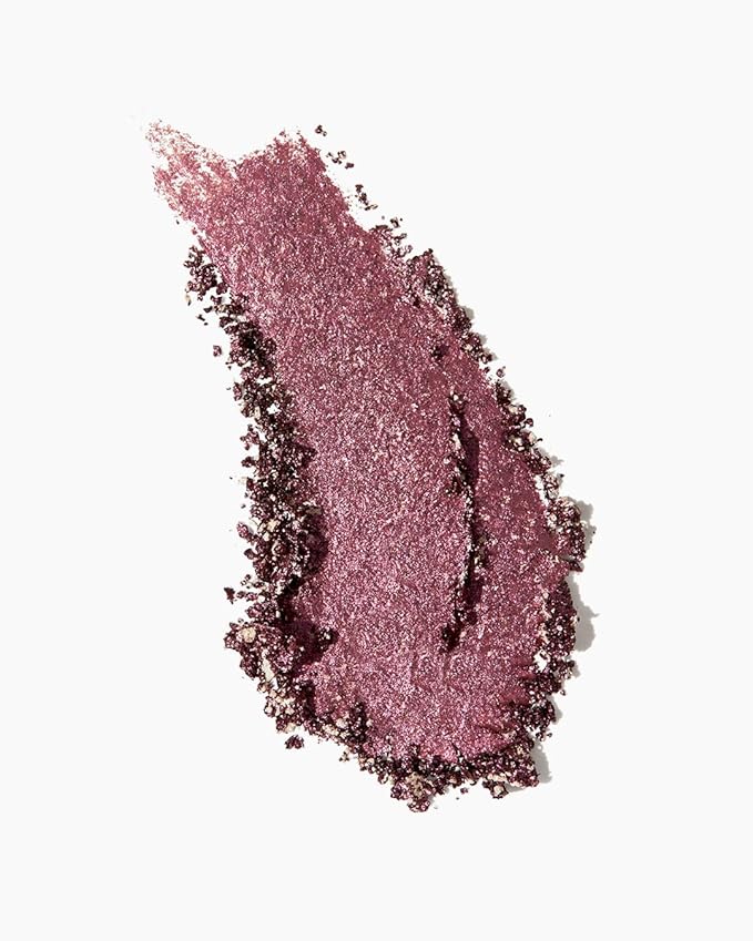 MAKE Beauty Multi-Chromatic Eye Shadow. Metal Reflecting Luminous Foil Finish Creamy, Buildable, Dimensional Long-wear, Crease-proof Powder Eyeshadow, Multichrome Shade - Glaze, Light Champagne