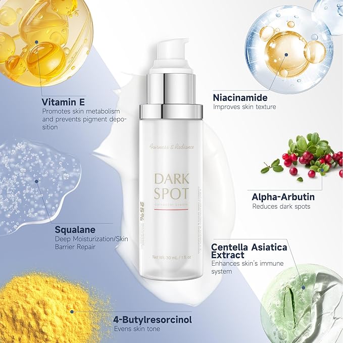 Dark Spot Remover for Face and Body, Corrector Cream, Sun and Age Spot Treatment, Rapid Tone Repair Retinol (1 Fl Oz)